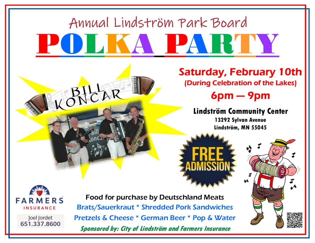 02.10.2024 Polka Party Flyer with QR Code