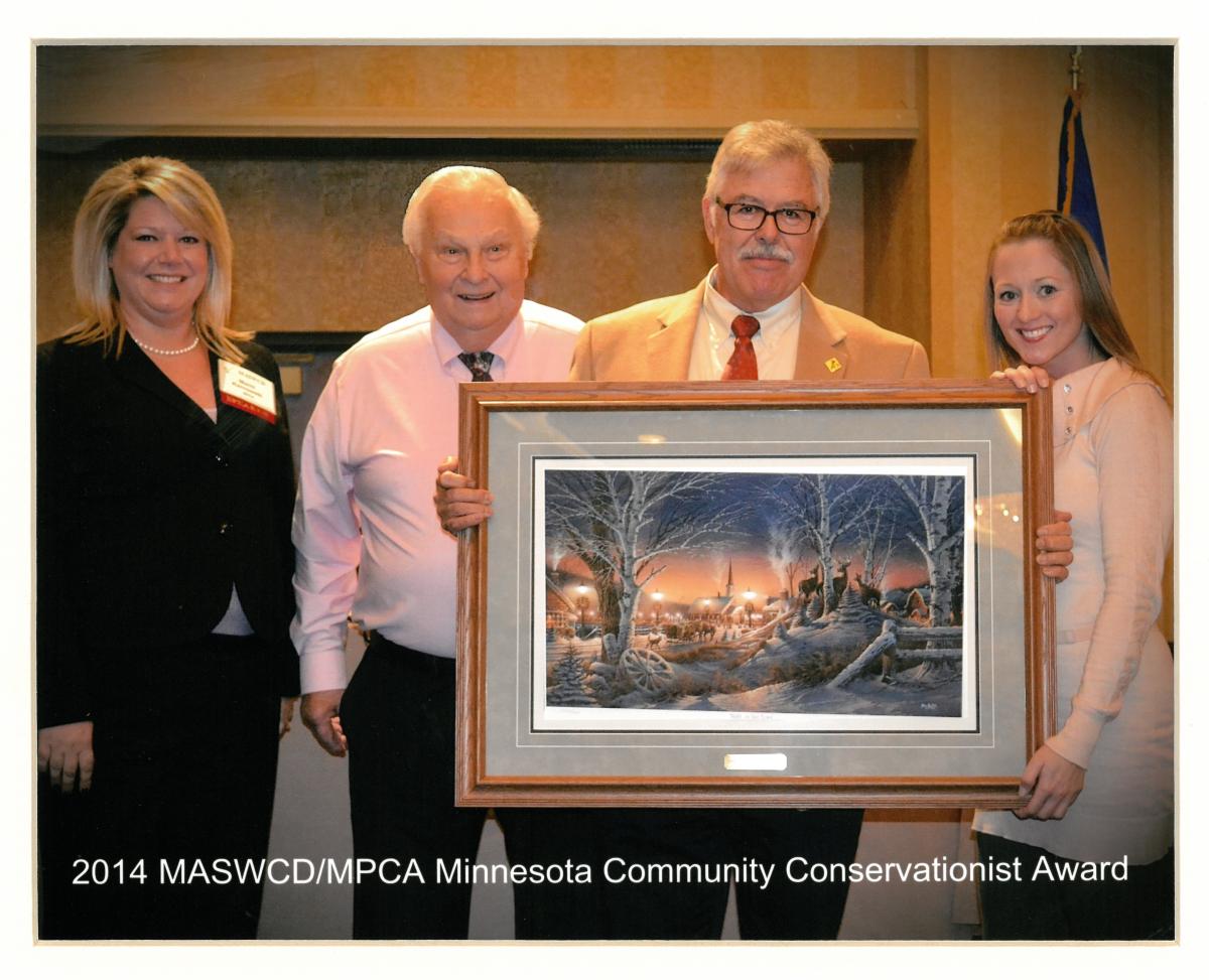 2014- City Award- NASWCD.MPCA Minnesota Community Conservationist Award - Cropped