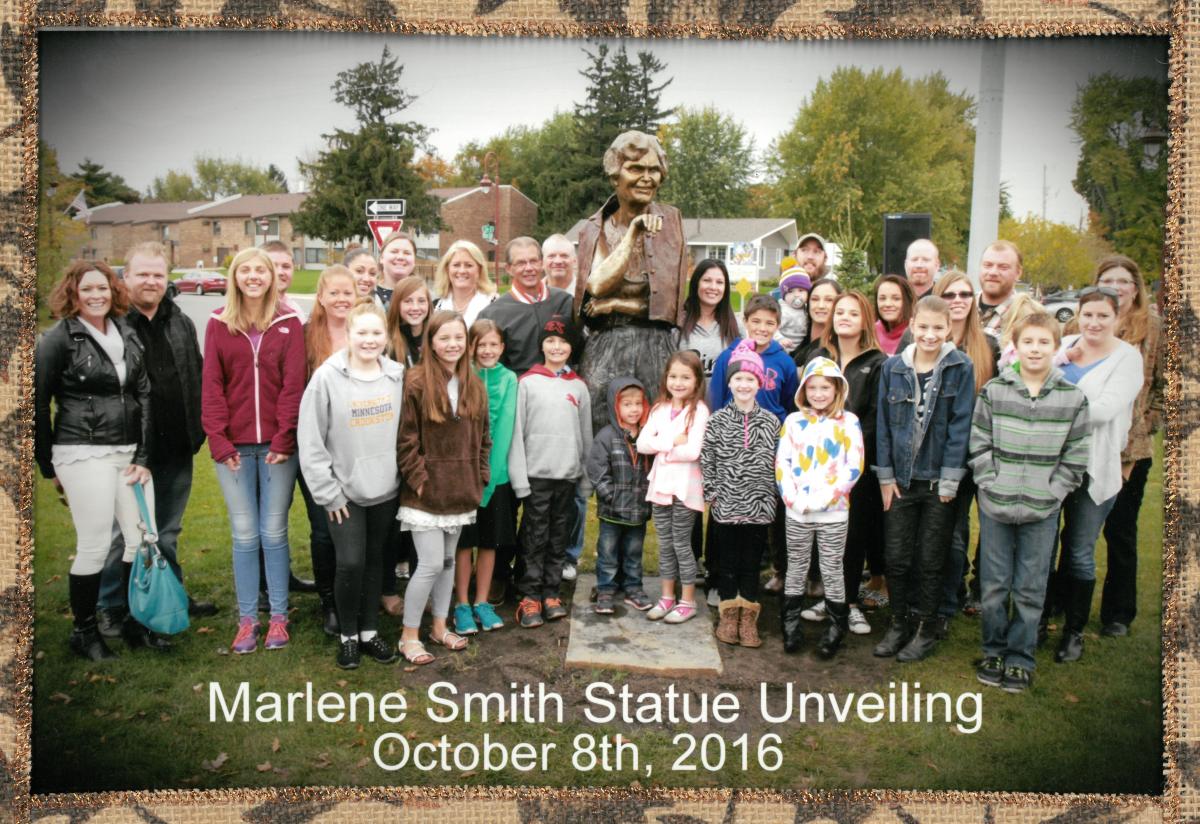 2016.10.08- City Beautification Project- Marlene Smith Statue Unveiling - Cropped