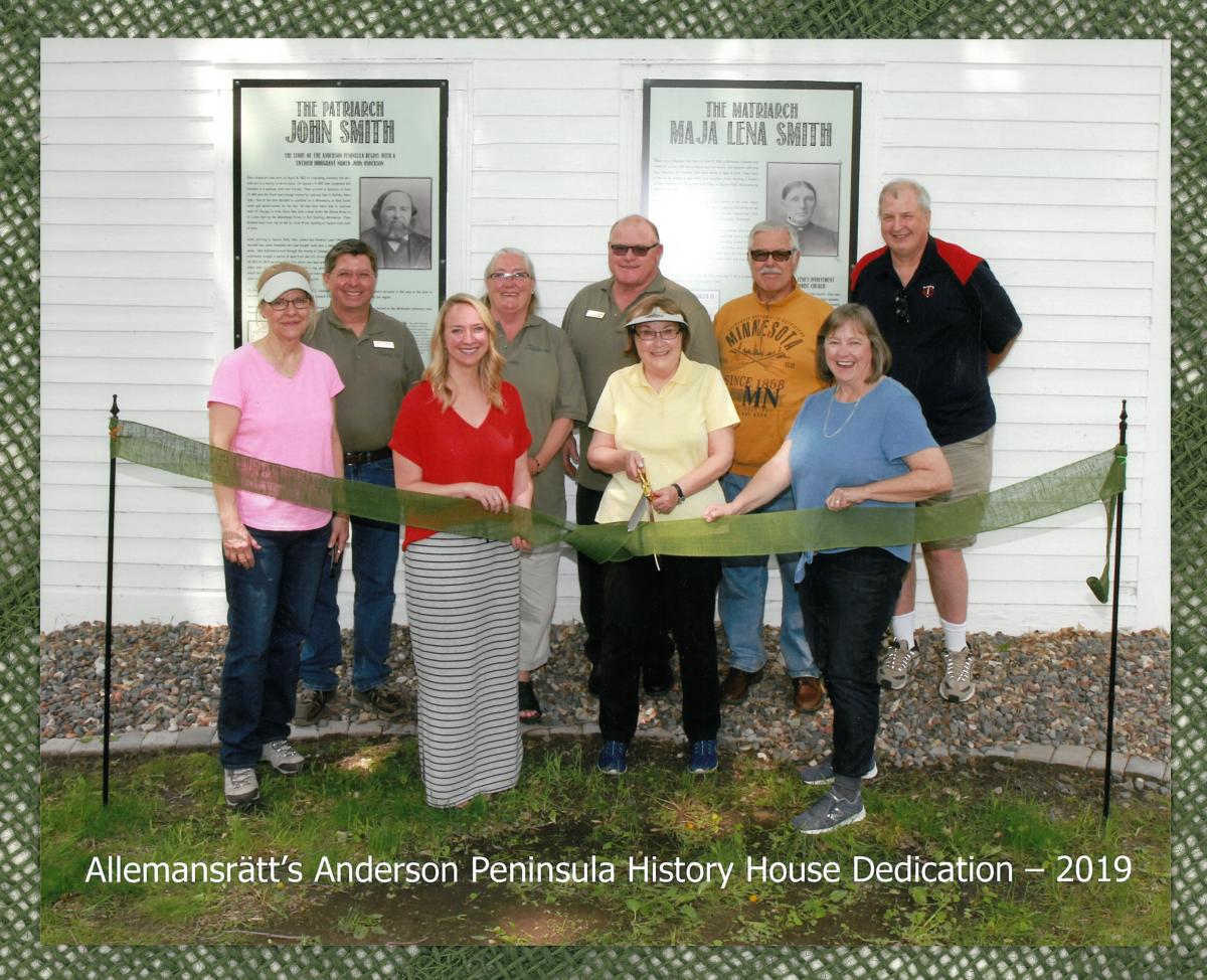2019- Parks &amp; Trails- Allemansratt's Anderson Peninsula History House Dedication- Cropped
