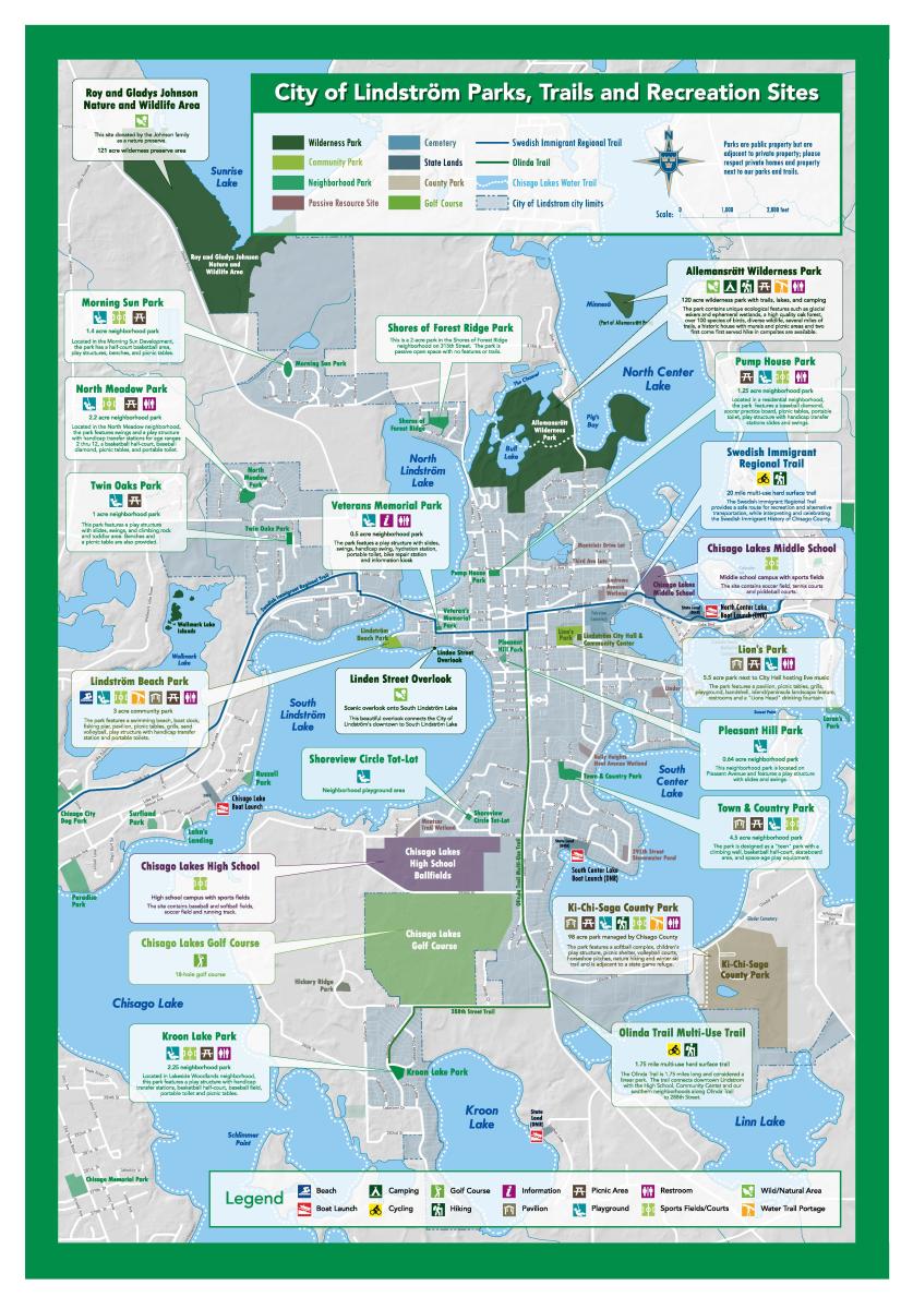 Lindstrom Parks Map- Revised 2022