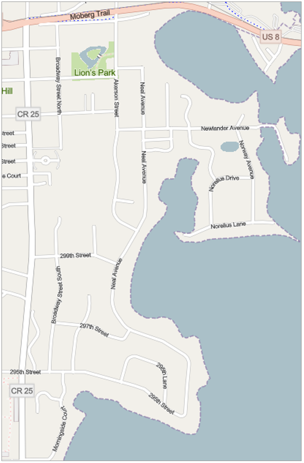 Aug. 2023 Sewer Jetting/Televising Map
