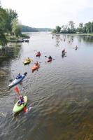 Memorial Day Fun Paddle- Kayakers on Chisago Lakes Water Trail
