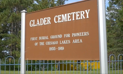 Glader Cemetery History Sign