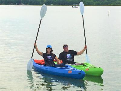 Kayaking in Chisago Lakes- Photo Compliments of Shawn Dunne