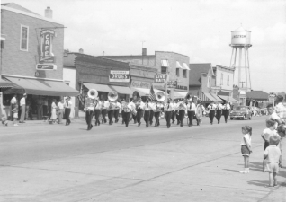 Water Carnival parade, Circa 1954