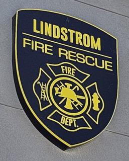 Lindstrom Fire Department badge