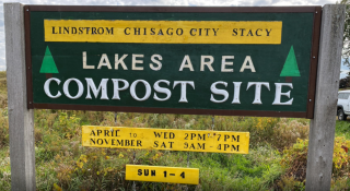 Area Compost Site Sign