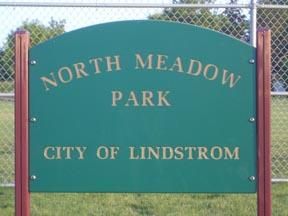 North Meadow Park sign